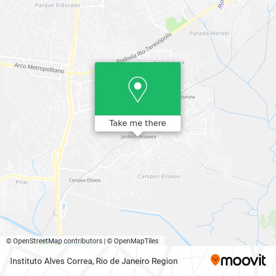 Instituto Alves Correa map