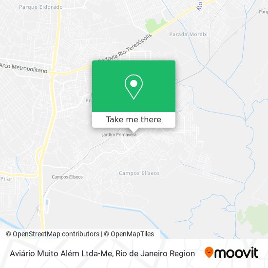 Aviário Muito Além Ltda-Me map