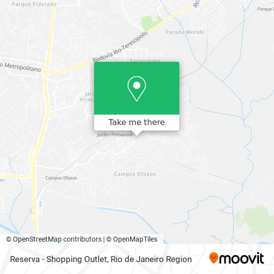 Reserva - Shopping Outlet map