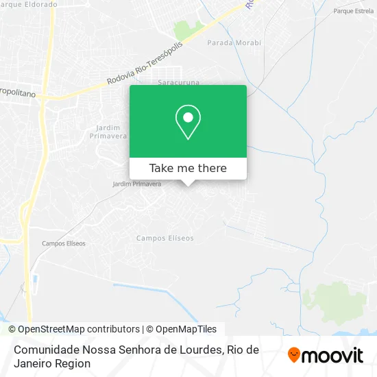 Comunidade Nossa Senhora de Lourdes map