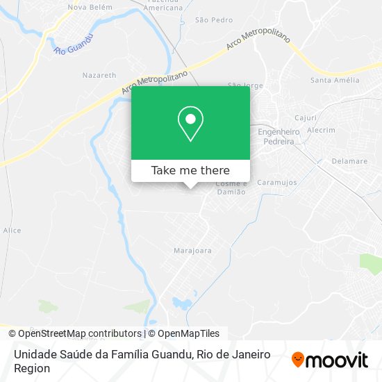 Unidade Saúde da Família Guandu map