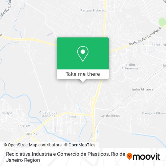 Reciclativa Industria e Comercio de Plasticos map