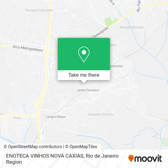 ENOTECA VINHOS NOVA CAXIAS map