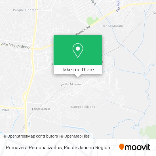 Primavera Personalizados map