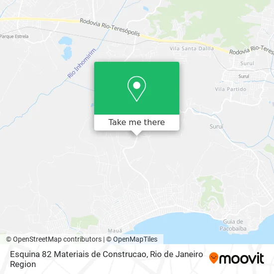 Esquina 82 Materiais de Construcao map