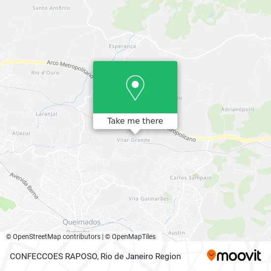 CONFECCOES RAPOSO map