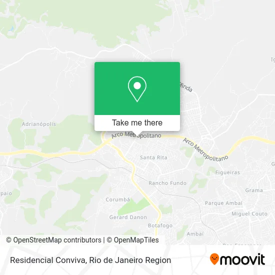 Residencial Conviva map