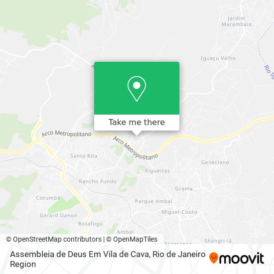 Assembleia de Deus Em Vila de Cava map