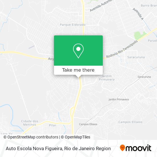 Auto Escola Nova Figueira map
