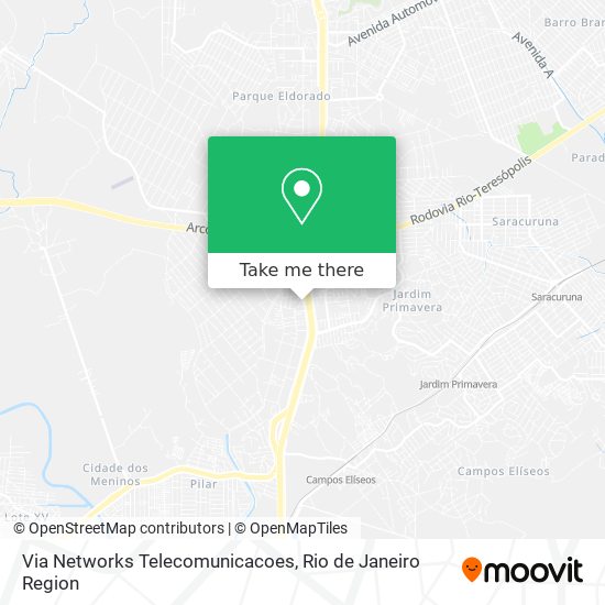 Via Networks Telecomunicacoes map