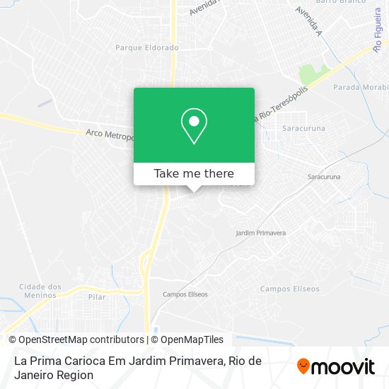 Mapa La Prima Carioca Em Jardim Primavera