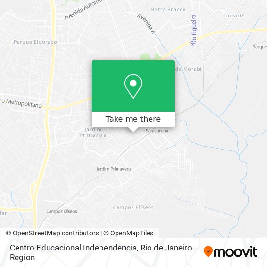 Centro Educacional Independencia map