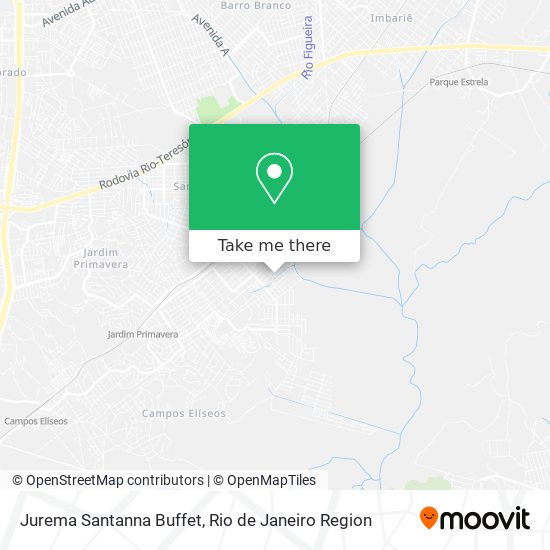 Jurema Santanna Buffet map