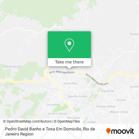 Pedro David Banho e Tosa Em Domicilio map