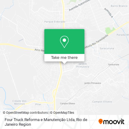 Four Truck Reforma e Manutenção Ltda map