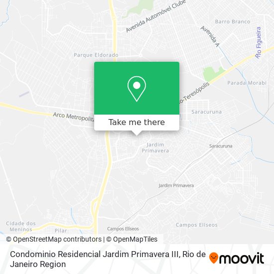 Condominio Residencial Jardim Primavera III map