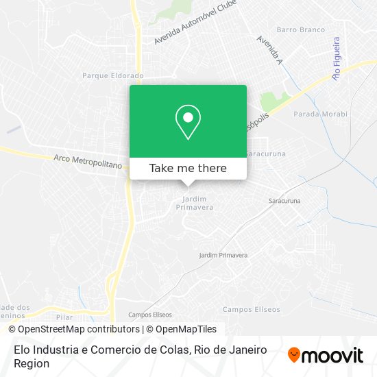 Elo Industria e Comercio de Colas map