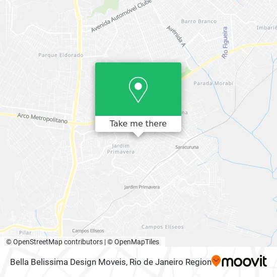 Bella Belissima Design Moveis map
