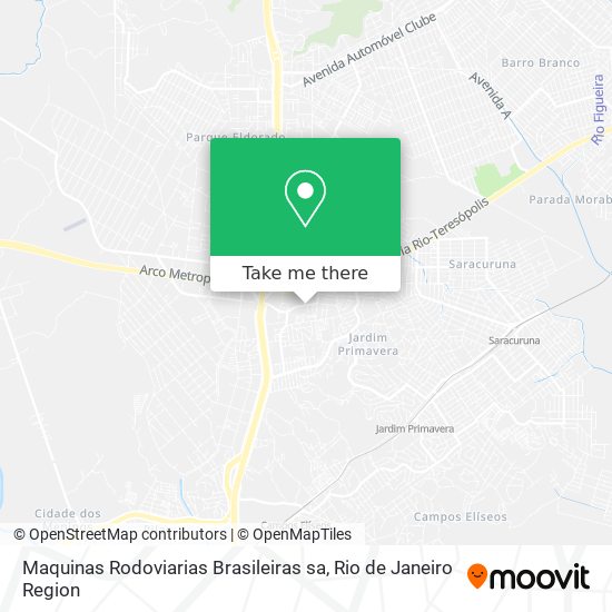 Maquinas Rodoviarias Brasileiras sa map