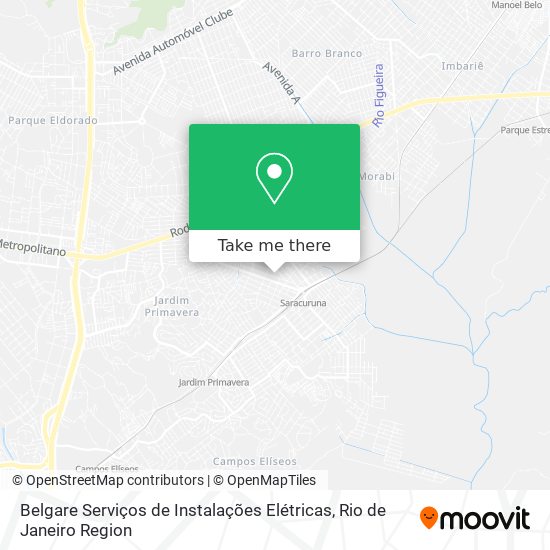 Belgare Serviços de Instalações Elétricas map