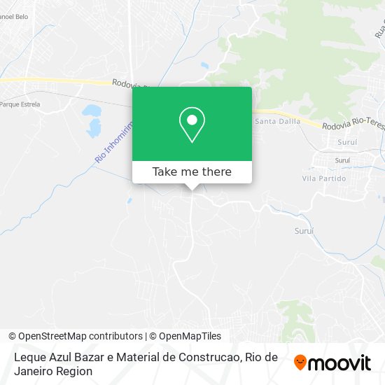 Leque Azul Bazar e Material de Construcao map