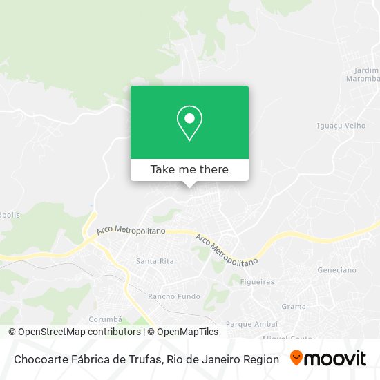 Chocoarte Fábrica de Trufas map