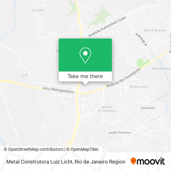 Metal Construtora Luíz Licht map