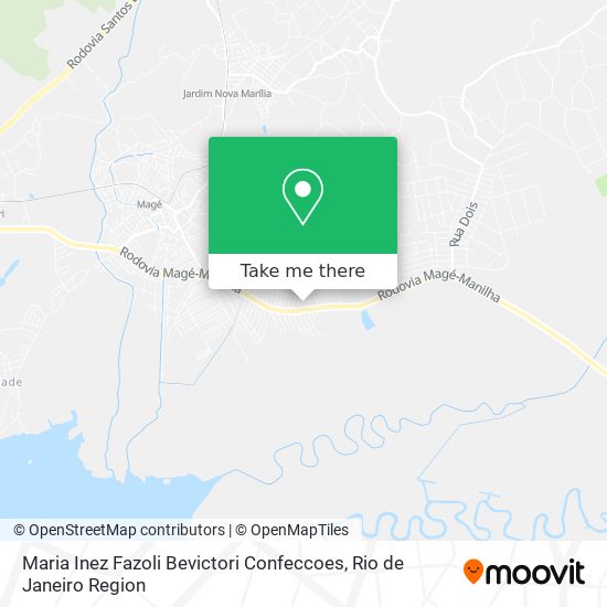 Maria Inez Fazoli Bevictori Confeccoes map