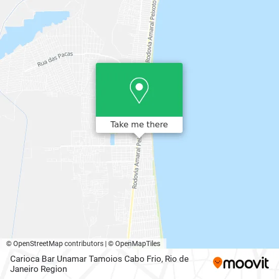 Carioca Bar Unamar Tamoios Cabo Frio map