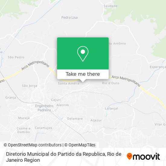 Diretorio Municipal do Partido da Republica map