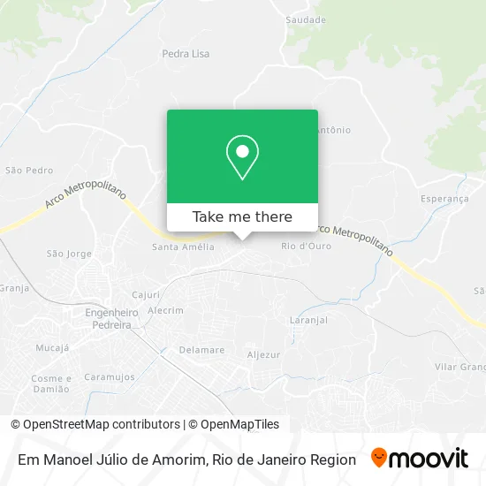 Em Manoel Júlio de Amorim map