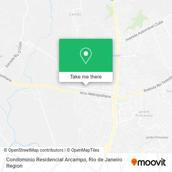 Condominio Residencial Arcampo map