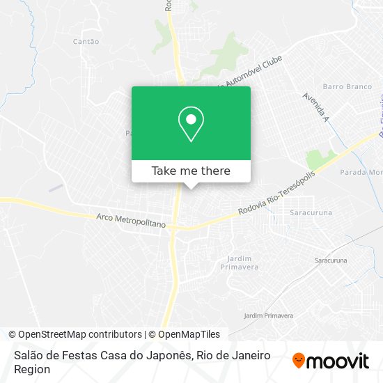 Salão de Festas Casa do Japonês map