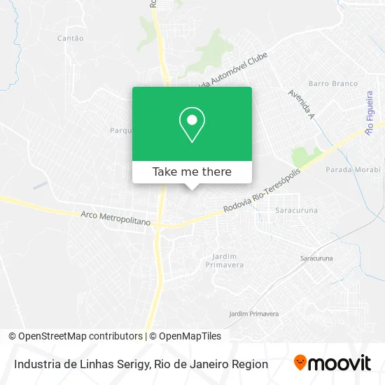 Industria de Linhas Serigy map