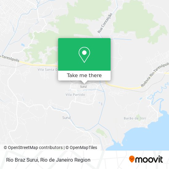 Rio Braz Surui map