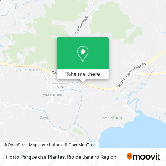 Horto Parque das Plantas map