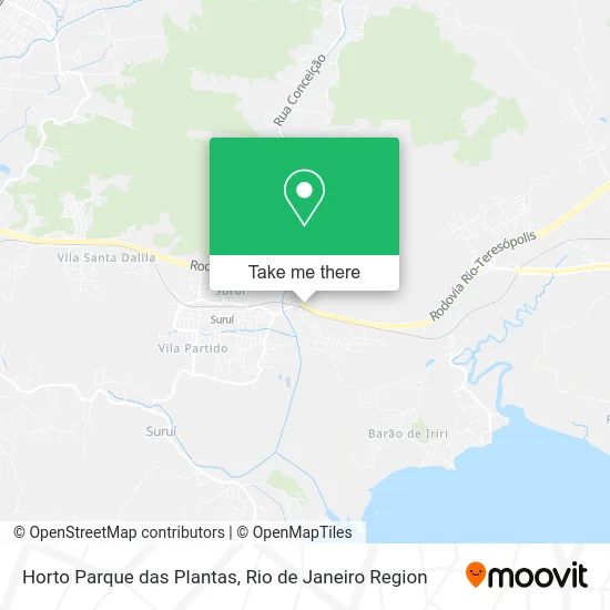 Horto Parque das Plantas map