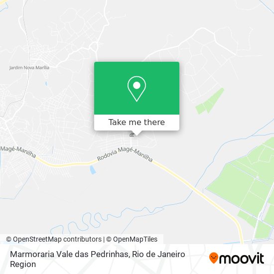 Marmoraria Vale das Pedrinhas map