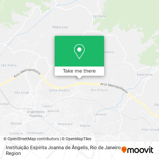 Instituição Espírita Joanna de Ângelis map