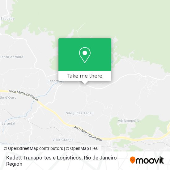 Kadett Transportes e Logisticos map