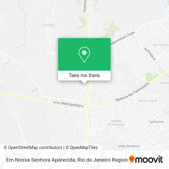 Em Nossa Senhora Aparecida map