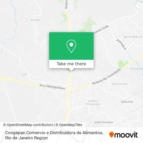 Congepan Comercio e Distribuidora de Alimentos map