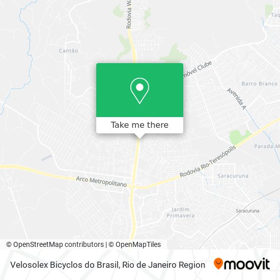 Velosolex Bicyclos do Brasil map