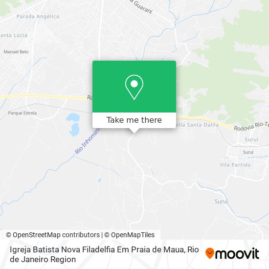Igreja Batista Nova Filadelfia Em Praia de Maua map