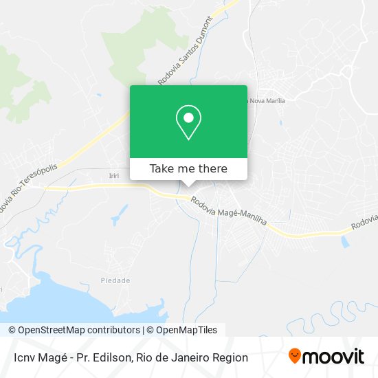 Icnv Magé - Pr. Edilson map