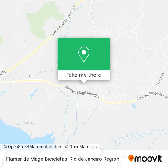 Flamar de Magé Bicicletas map