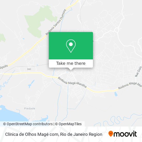 Clínica de Olhos Magé com map