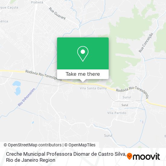 Creche Municipal Professora Diomar de Castro Silva map