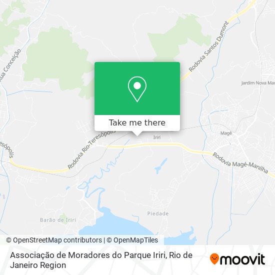 Associação de Moradores do Parque Iriri map