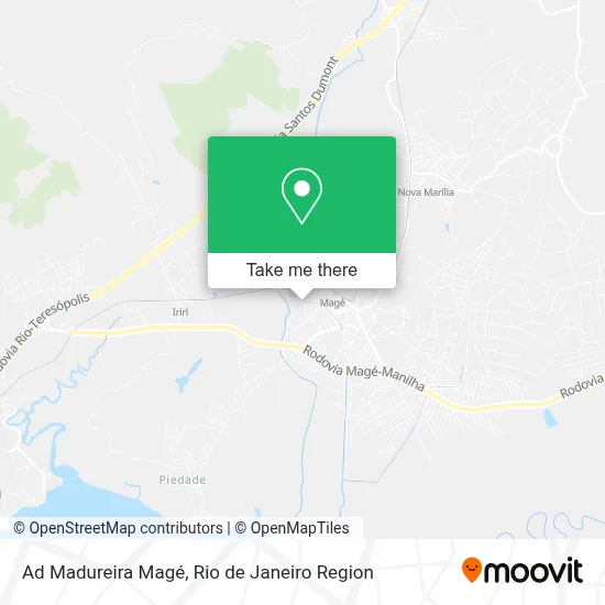 Ad Madureira Magé map